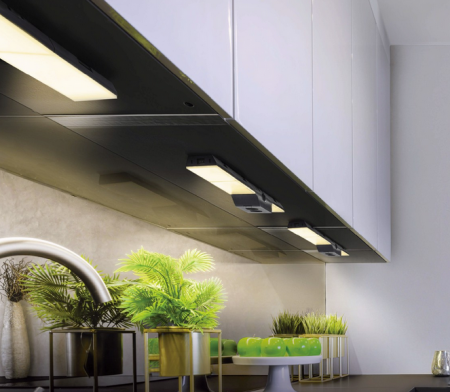 OSRAM LED Unterbauleuchte UNDERCABINET SOCKET FRAMELESS dimmbar schwarz